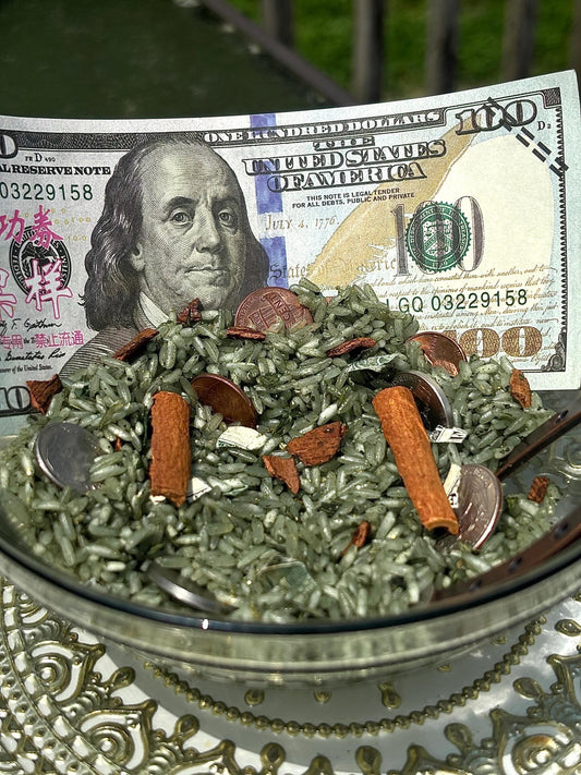 DIY Money Rice Bowl Kit | Hoodoo Money Rice | Rice Money Bowl | Money Spell