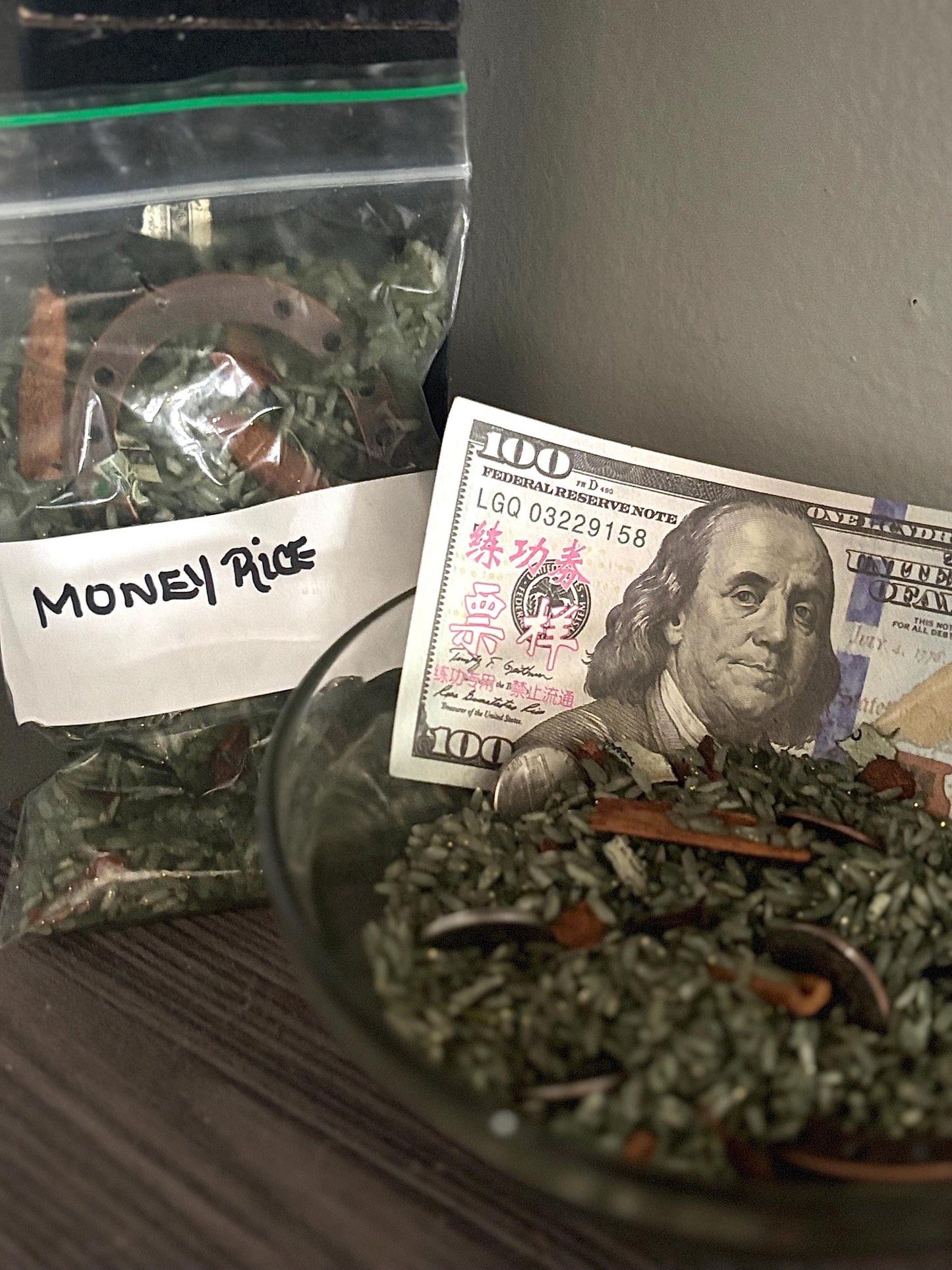 DIY Money Rice Bowl Kit | Hoodoo Money Rice | Rice Money Bowl | Money Spell