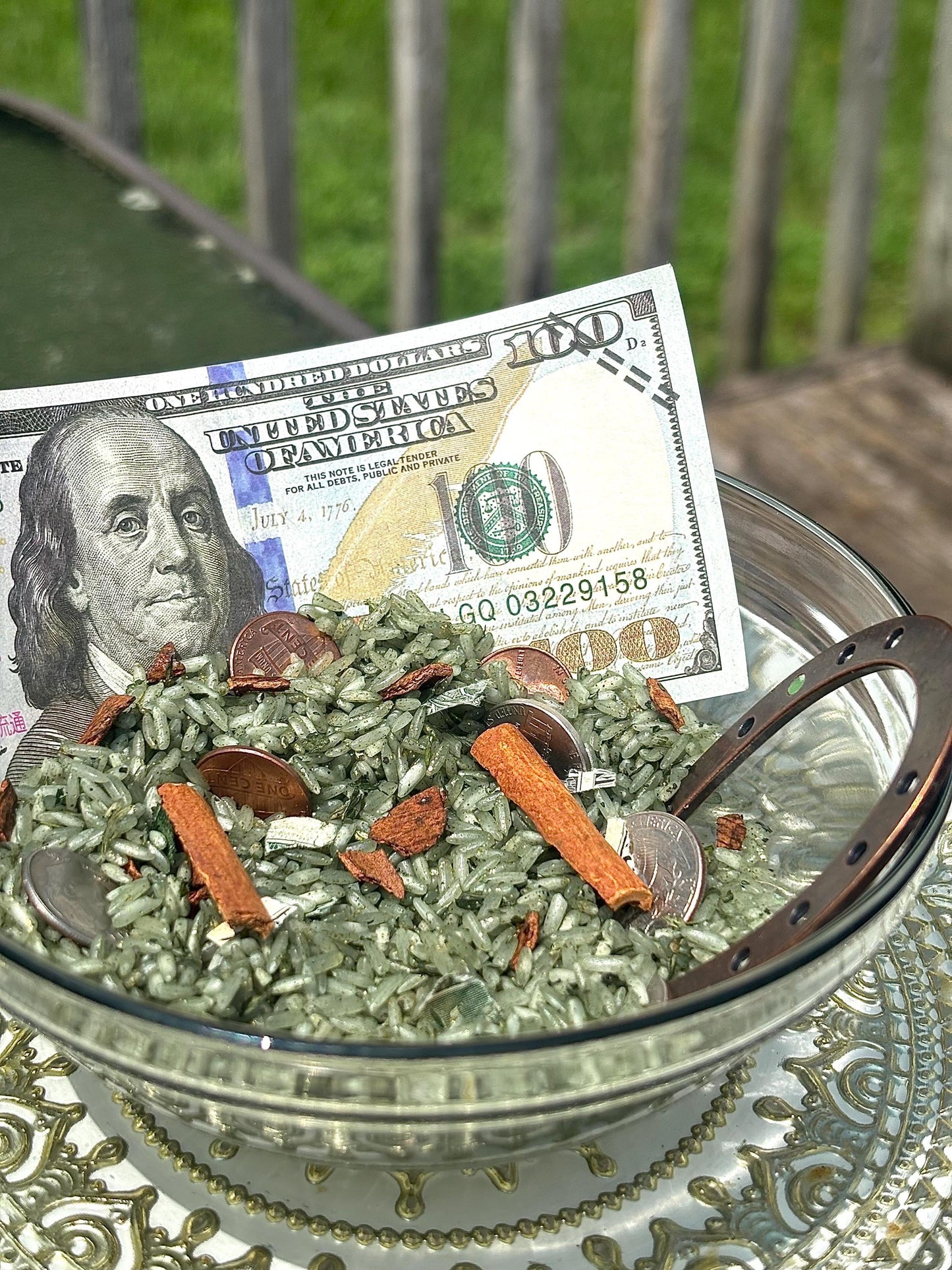 DIY Money Rice Bowl Kit | Hoodoo Money Rice | Rice Money Bowl | Money Spell