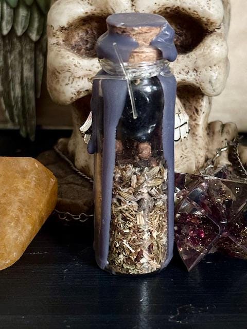 Handcrafted Protection Spell Jar | Stop Gossip | Protection_Amulet