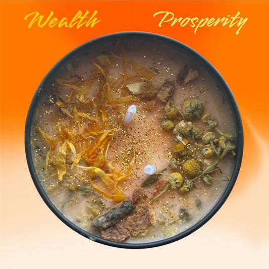 Wealth and Prosperity Candle | Road Opener Candle | Abundance Ritual | Prosperity Candle |  | Money Candle