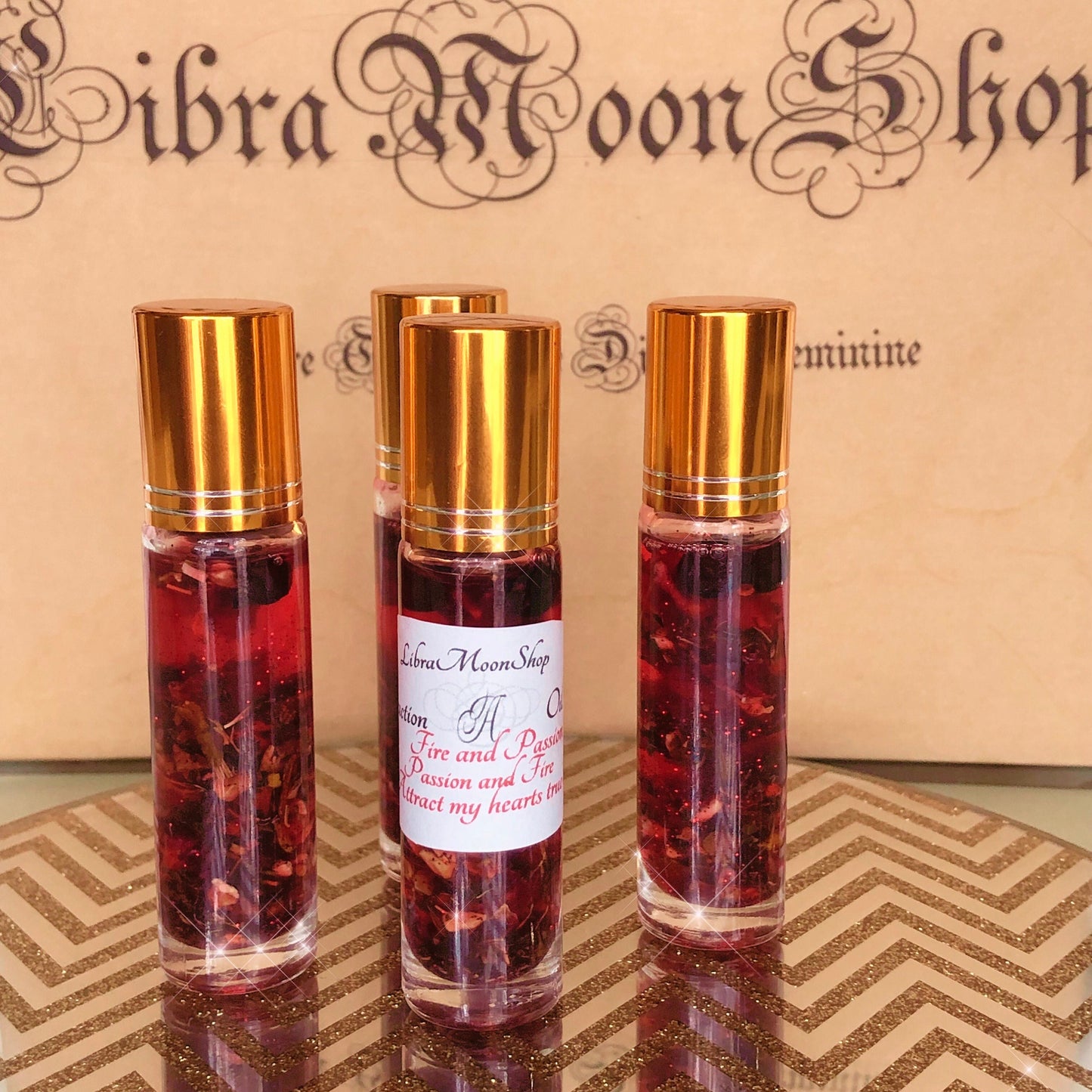 Attraction Oil Roller Bottle |  Love Oil | Sweet Attraction Oil | Desire Me | Hoodoo Conjure Oil