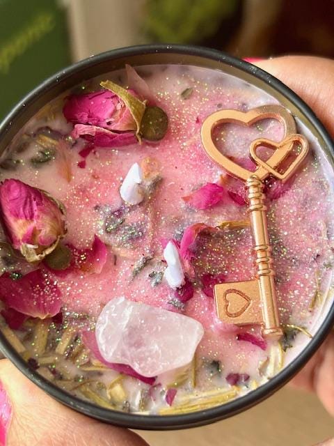 A Key to My Heart Candle