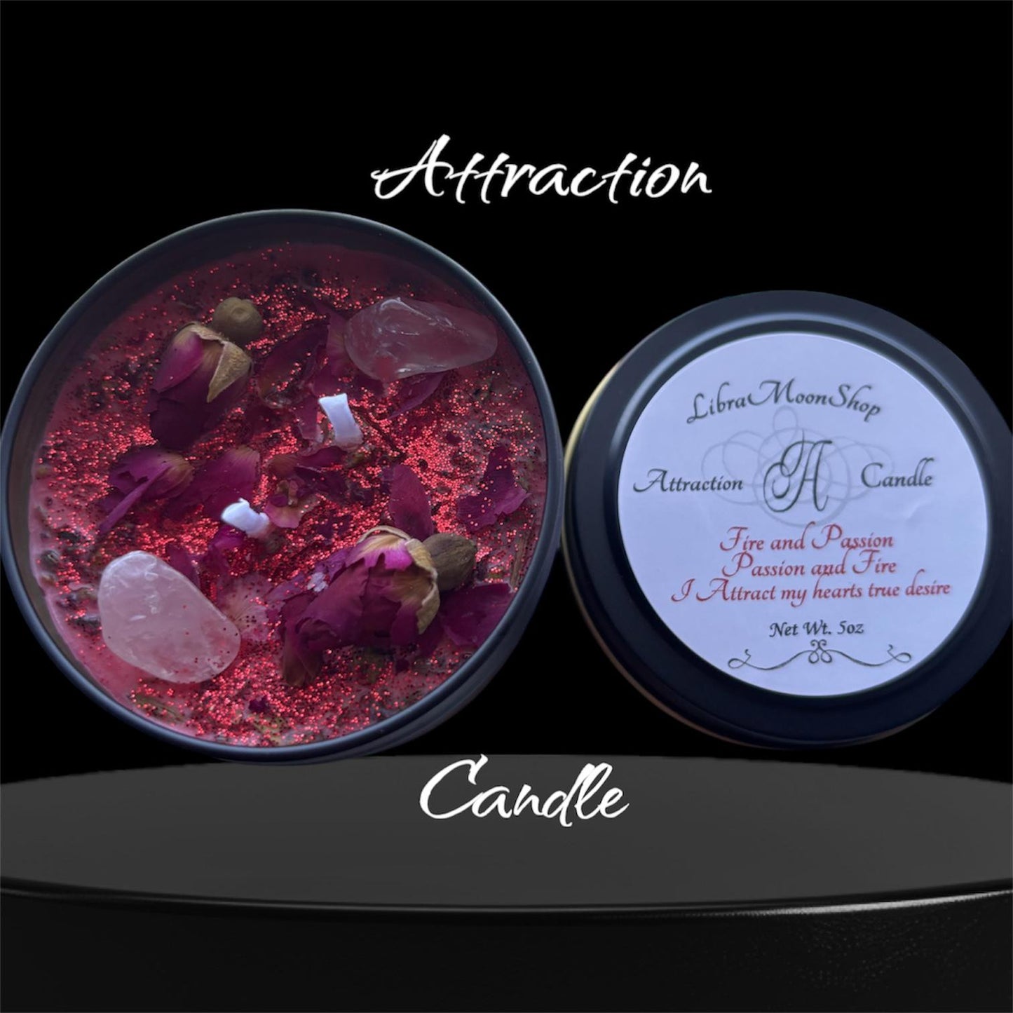 Attraction Candle | Love Spell Candle | Red Love Drawing Candle | Attraction Spell