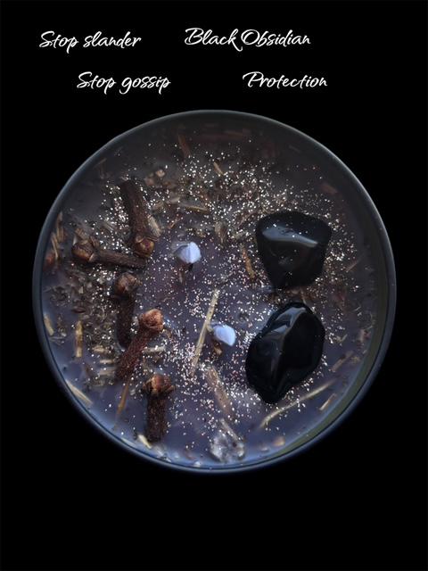 Black Protection Candle | Black Banishing Candle | Stop Gossip