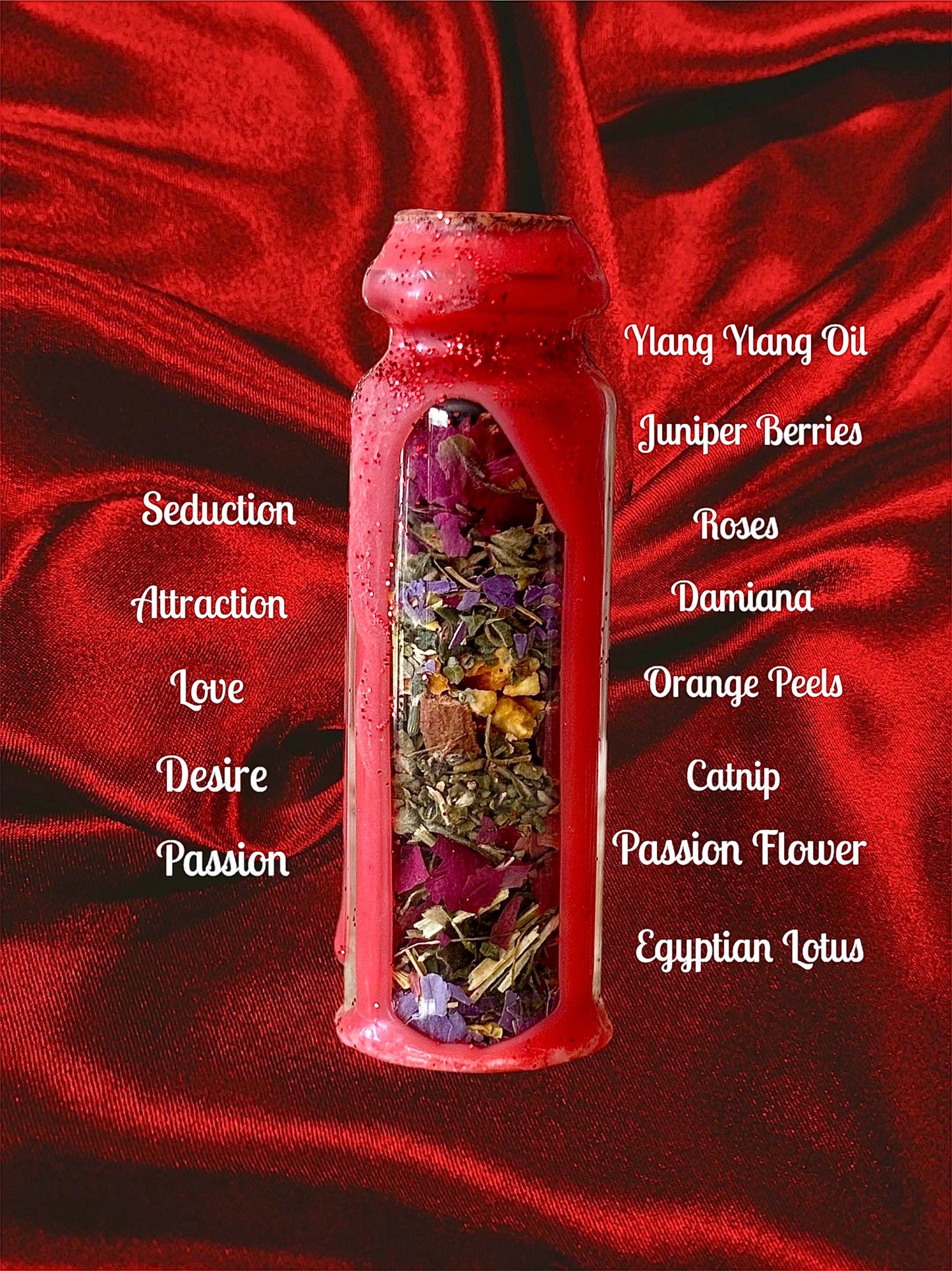 Handcrafted Attraction Spell Jar | Sensual Spell Jar