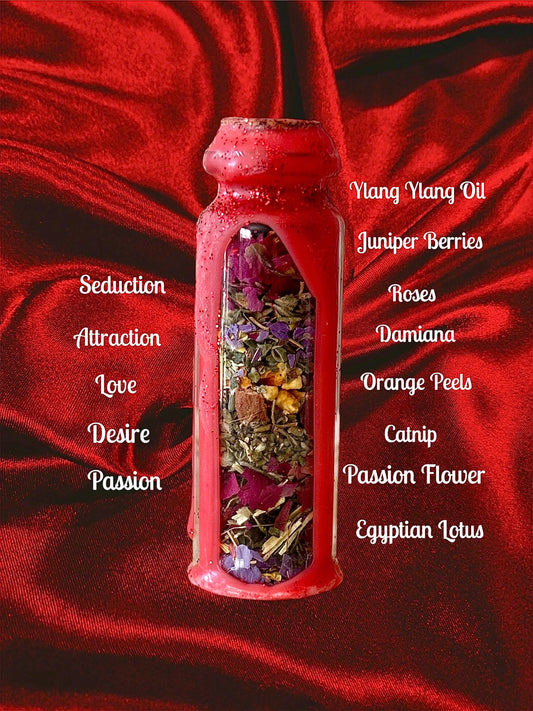 Handcrafted Attraction Spell Jar | Sensual Spell Jar