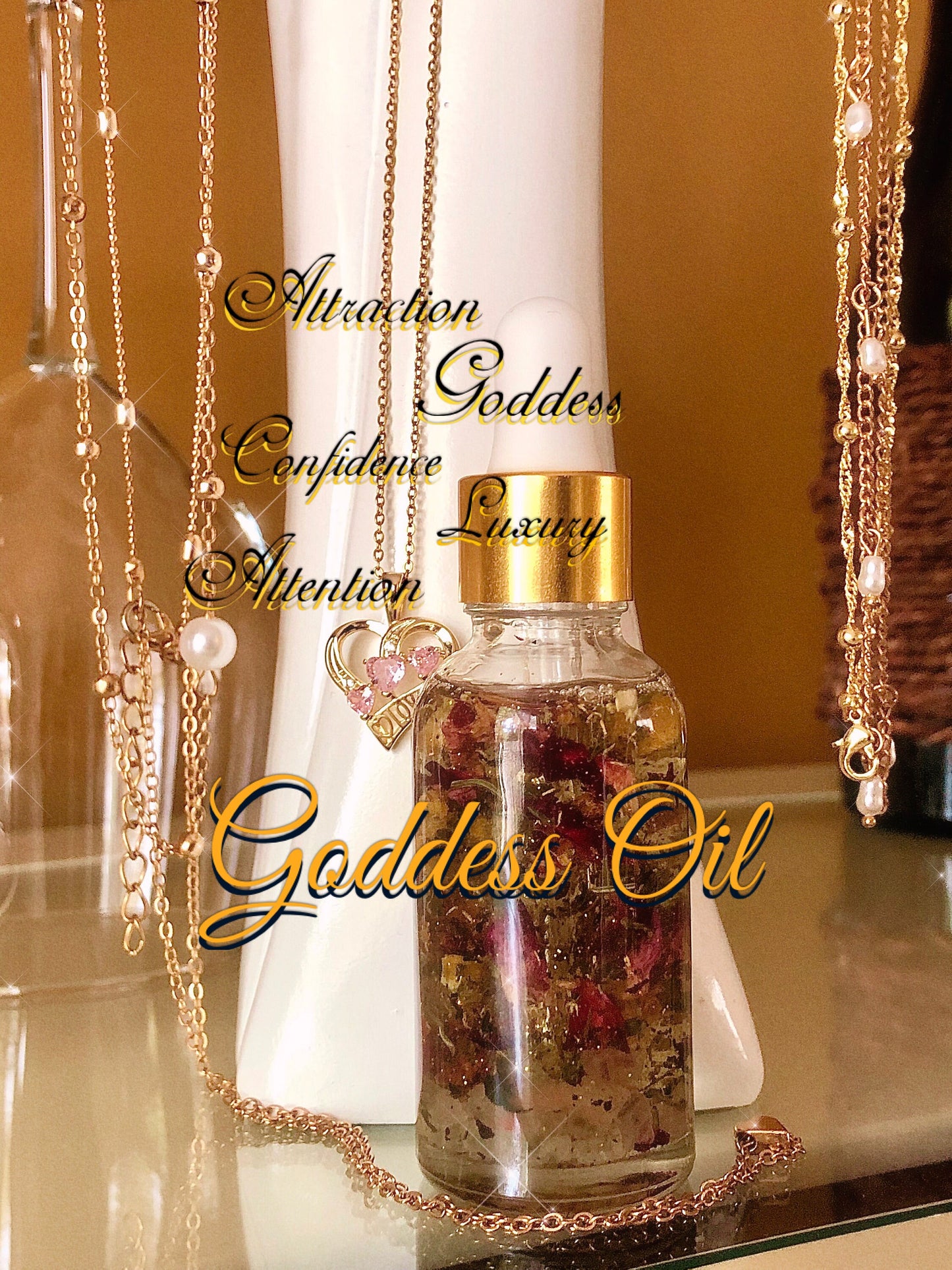 Goddess Beauty Oil Roller Bottle *Best Seller* |  Luxury | Glamour Magick | Rich Bitch