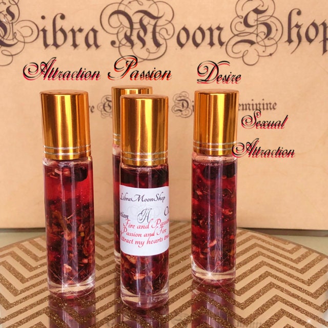 Attraction Oil Roller Bottle |  Love Oil | Sweet Attraction Oil | Desire Me | Hoodoo Conjure Oil