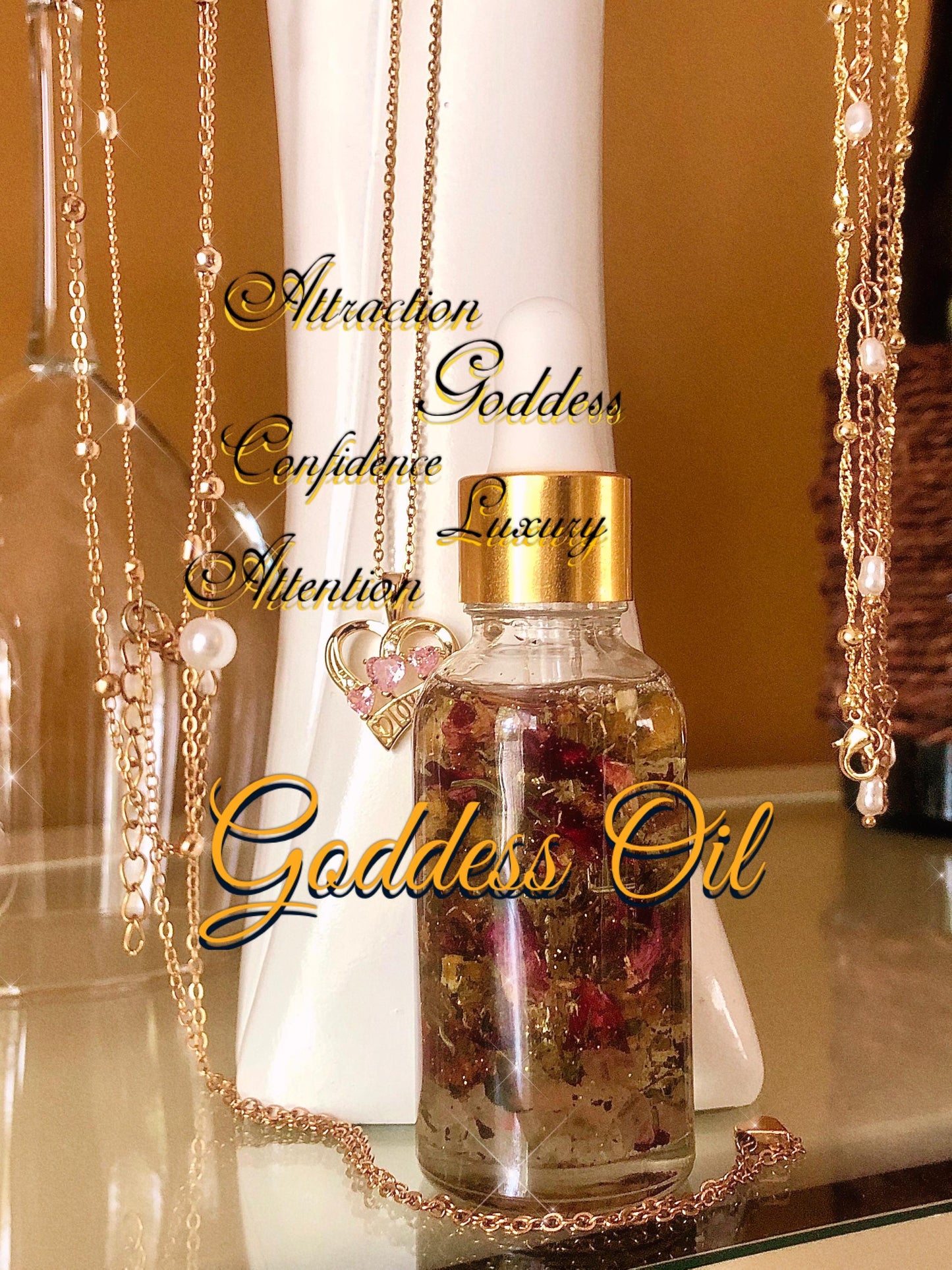 Goddess Beauty Oil | Enchantment | Rose Beauty Oil | Beauty Spell | Glamour Magic