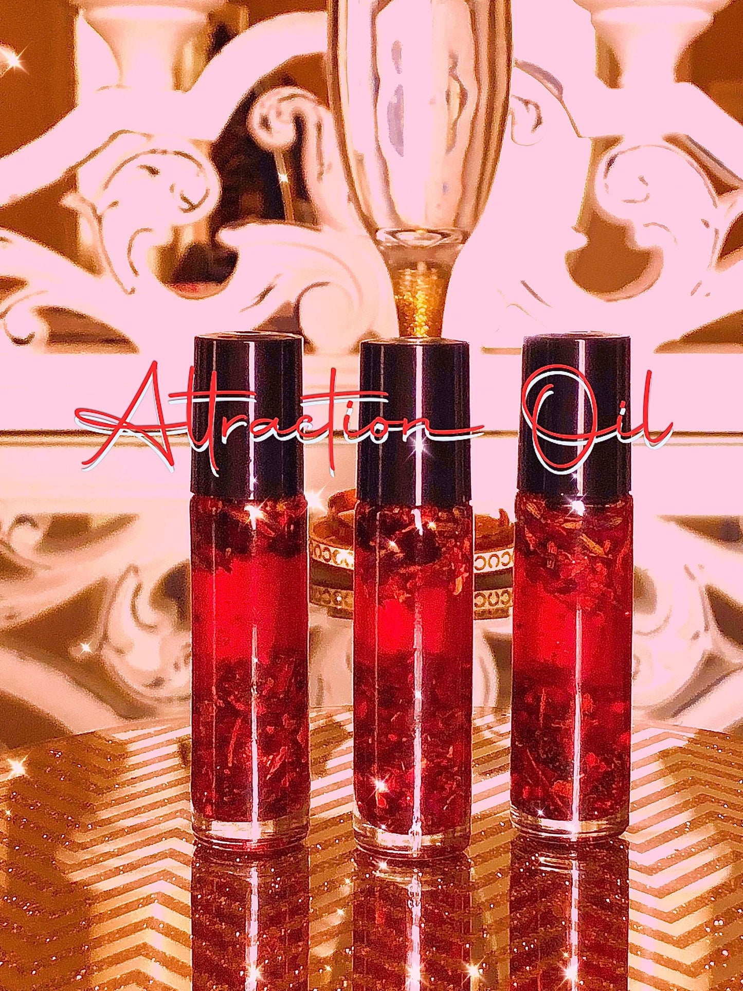 Attraction Oil Roller Bottle |  Love Oil | Sweet Attraction Oil | Desire Me | Hoodoo Conjure Oil