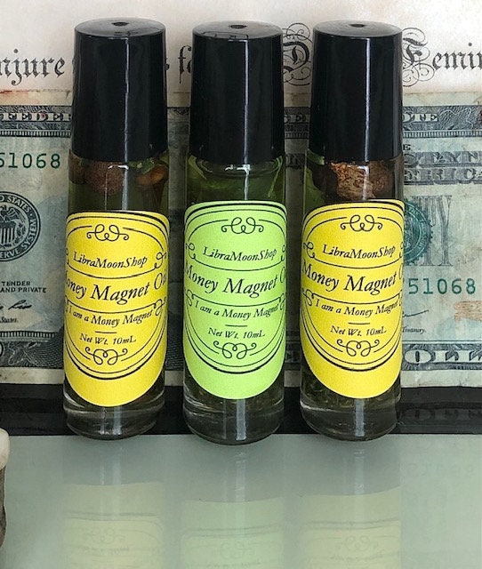 Money Magnet Roller Bottle | Fast Luck | Fast Money |  Gamblers Luck | Prosperity Oil