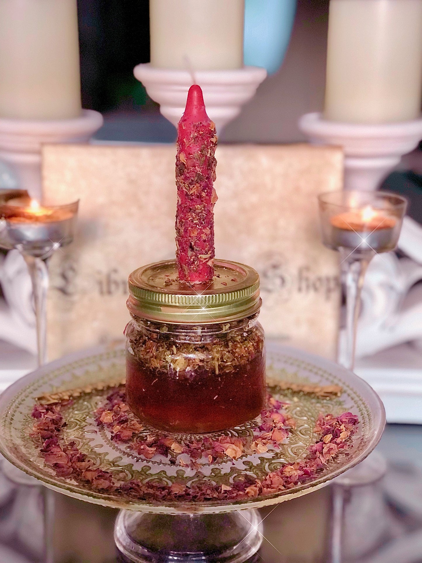 Love Honey Jar | Hoodoo Honey Jar | Honey Pot | Sweeten Love Jar