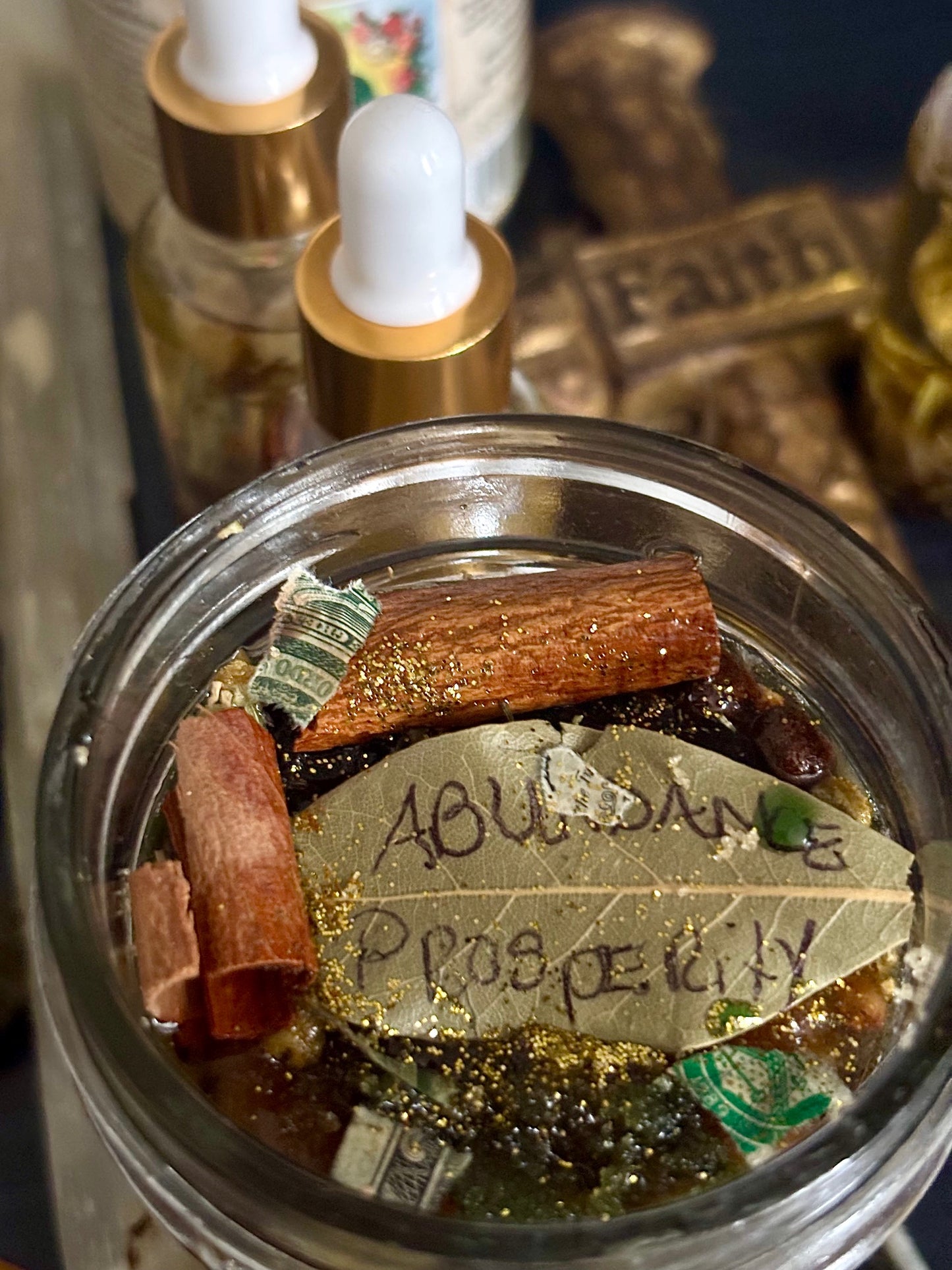 Money Honey Jar | Prosperity Honey Jar | Hoodoo Honey Jar