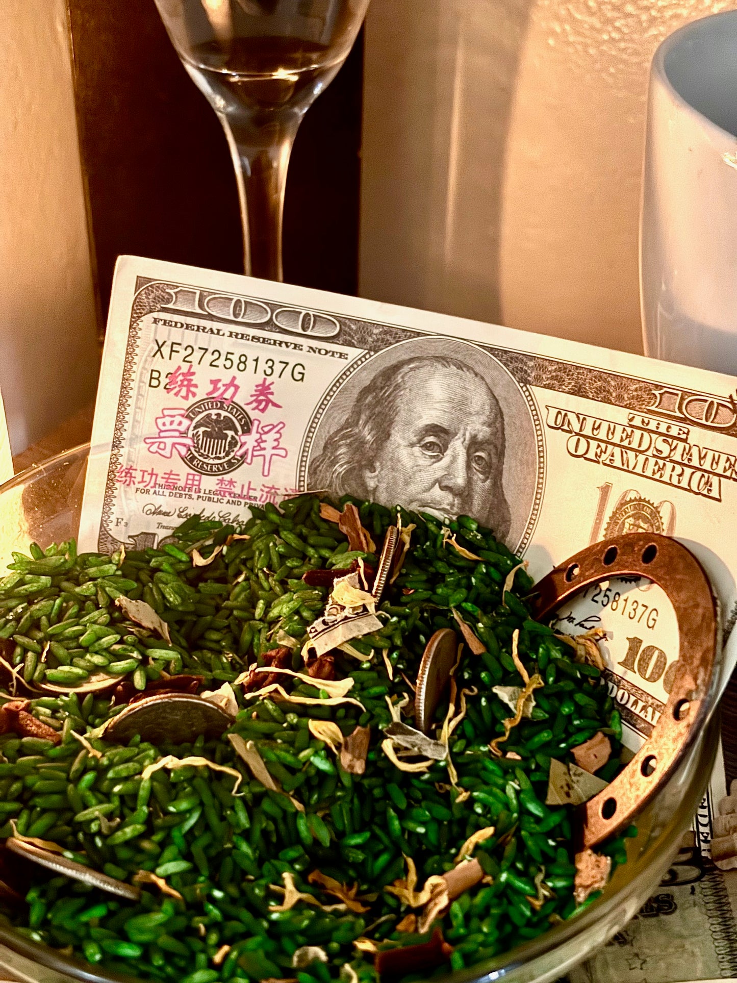 DIY Money Rice Bowl Kit | Hoodoo Money Rice | Rice Money Bowl | Money Spell