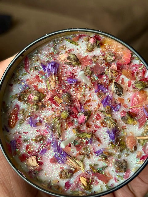 Glamour Magick & Beauty Candle | Beauty Ritual | Goddess Altar Candle | Love Ritual | Make Me Pretty Candle