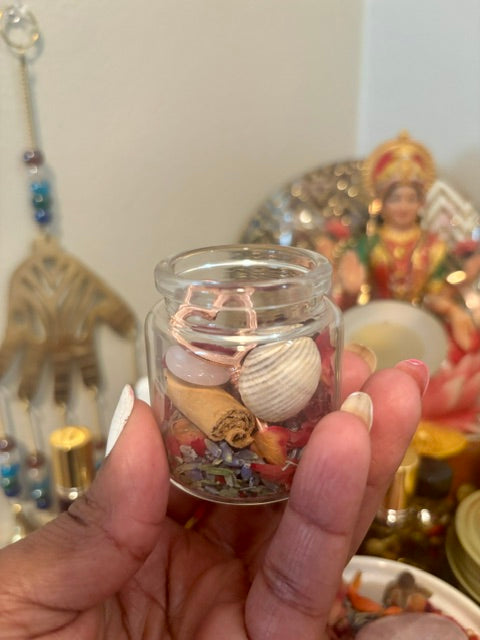 Mini Honey Jar Spell To Sweeten Up Your Life | Love Honey Jar | Beauty Spell Jar | Hoodoo Honey Jar | Sweeten Jar