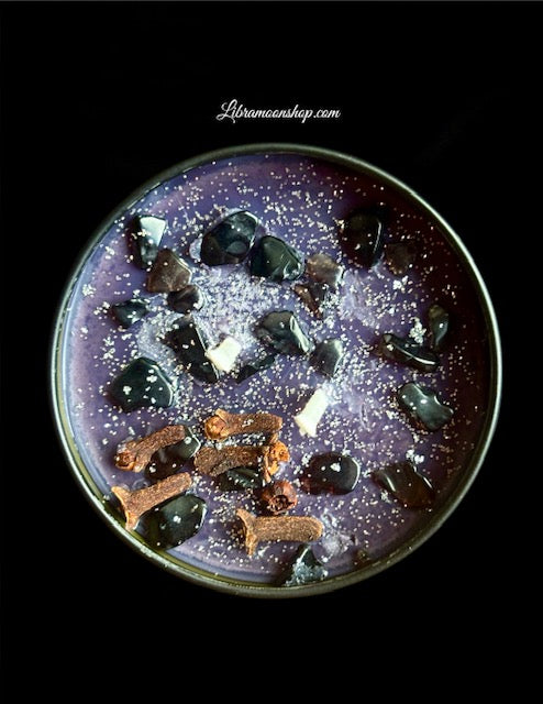 Black Protection Candle | Black Banishing Candle | Stop Gossip