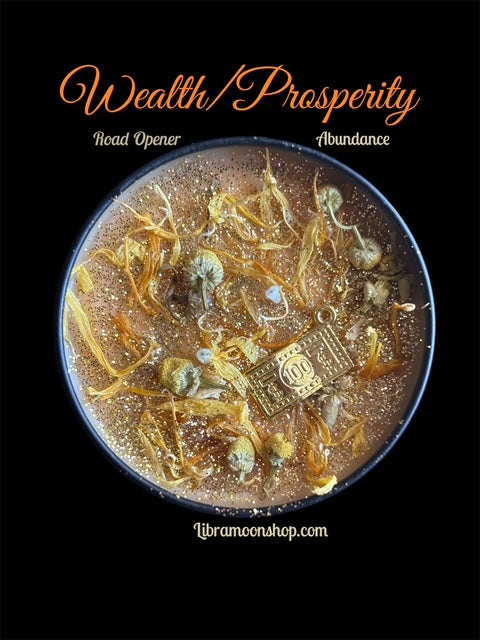 Wealth and Prosperity Candle | Road Opener Candle | Abundance Ritual | Prosperity Candle |  | Money Candle