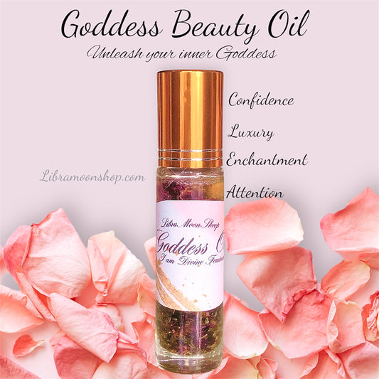 Goddess Beauty Oil Roller Bottle *Best Seller* |  Luxury | Glamour Magick | Rich Bitch