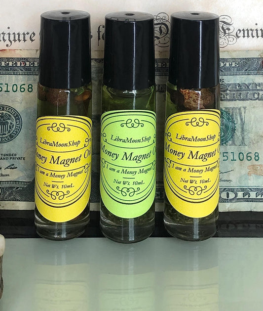 Money Magnet Roller Bottle | Fast Luck | Fast Money |  Gamblers Luck | Prosperity Oil